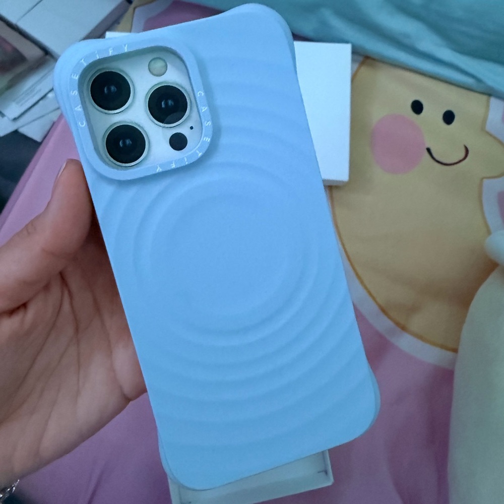 Light Blue purple Phone Case Iphone 16 promax
